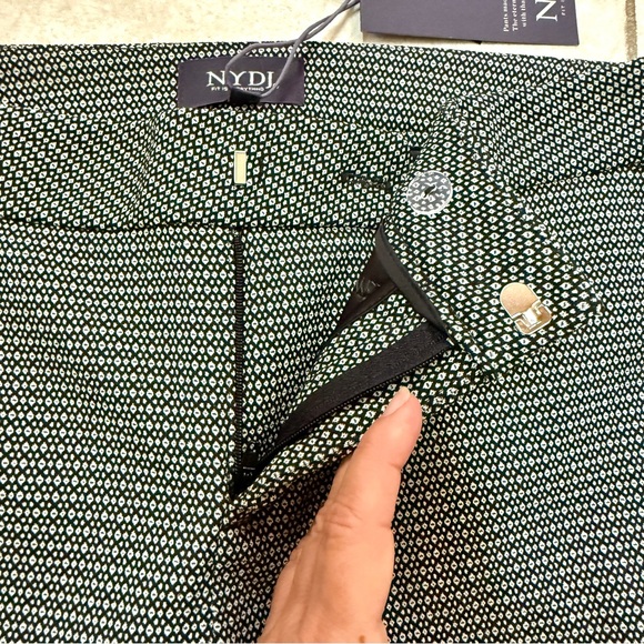 NWT NYDJ Silver Eye Jaquard
Ponte Slim Straight Leg Ankle Pants - Picture 6 of 13